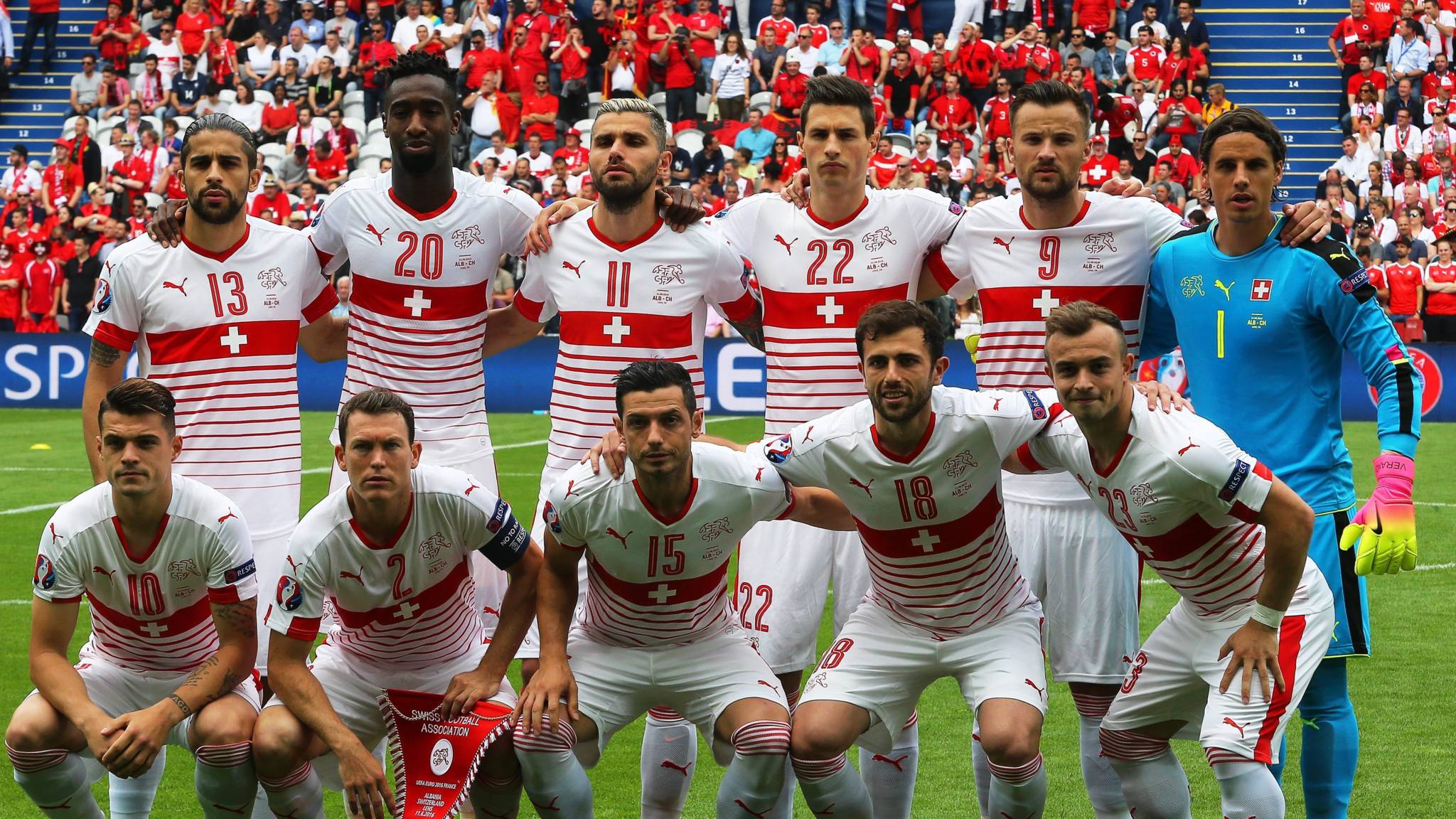 teamfoto voor Switzerland