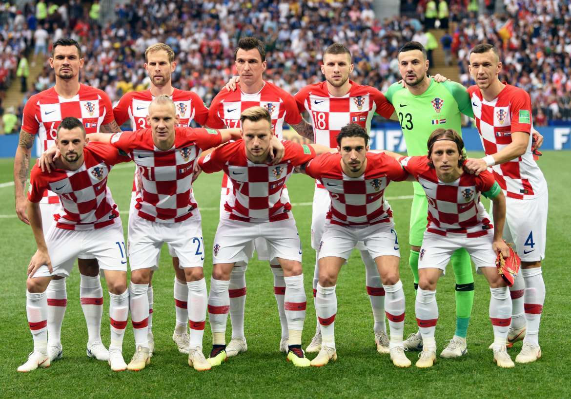 teamfoto voor Croatia