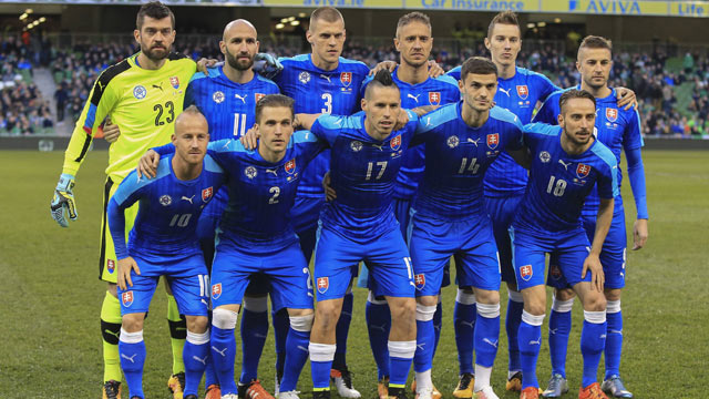 teamfoto voor Slovakia