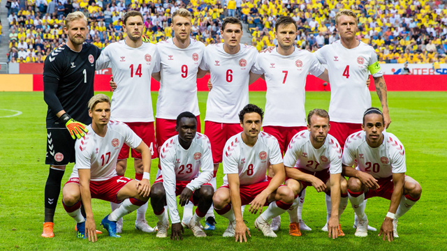 teamfoto voor Denmark