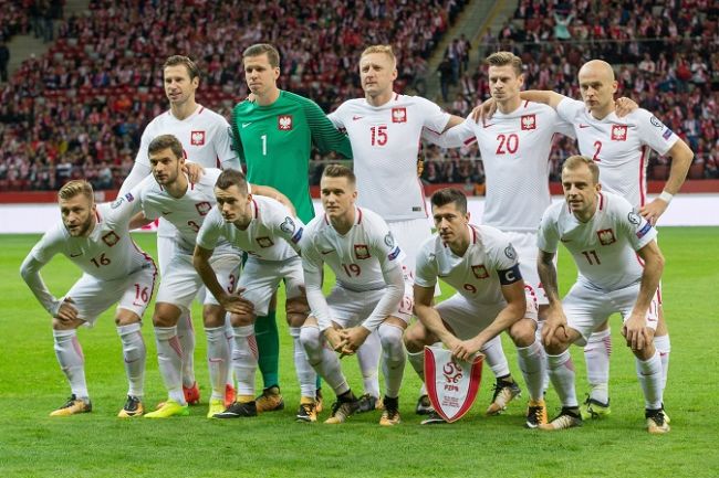 teamfoto voor Poland
