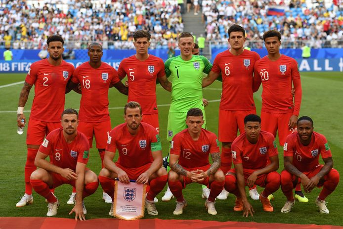 teamfoto voor England
